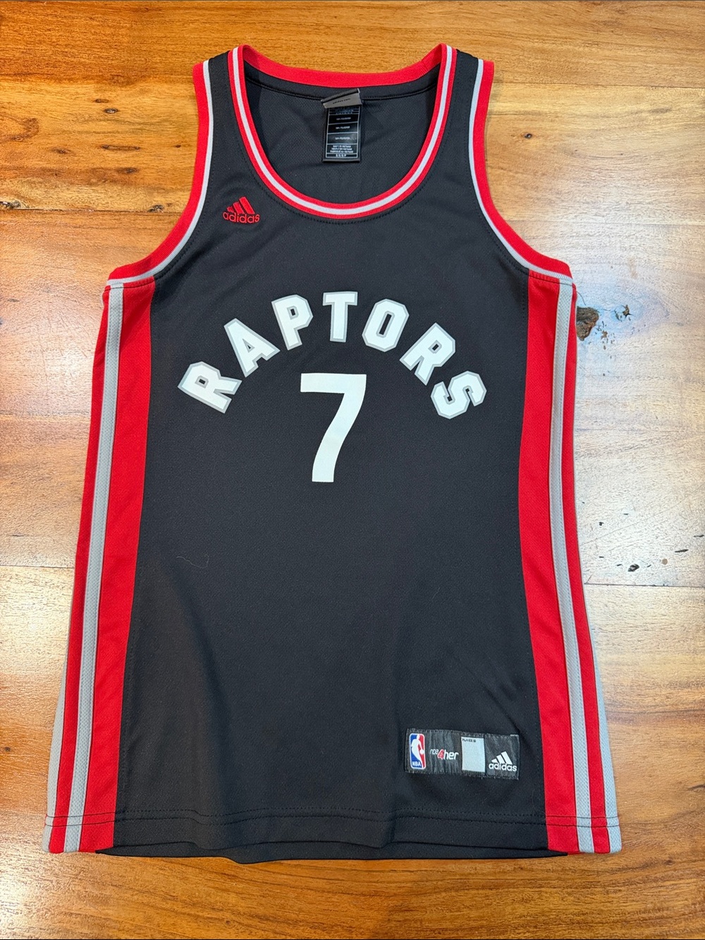 adidas Toronto Raptors #7 Kyle Lowry women’s size small Jersey
